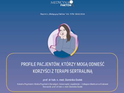 Reprint: Profile pacjentów, którzy mogą odnieść korzyści z terapii sertraliną